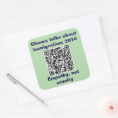 Square Stickers, sheet of six 3 inch stickeSticker スクエアシール (封筒)