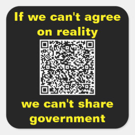 Square Stickers, sheet of six 3 inch stickeSticker スクエアシール