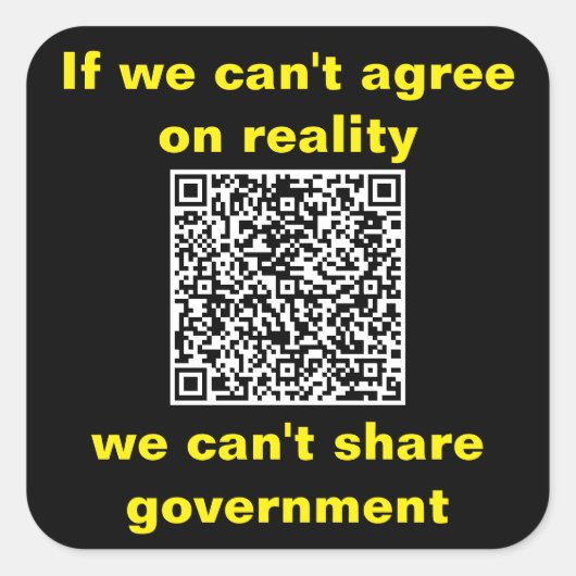 Square Stickers, sheet of six 3 inch stickeSticker スクエアシール (正面)