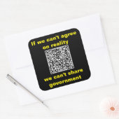 Square Stickers, sheet of six 3 inch stickeSticker スクエアシール (封筒)