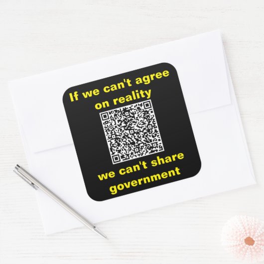 Square Stickers, sheet of six 3 inch stickeSticker スクエアシール (封筒)