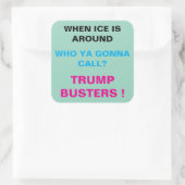 Square Stickers, sheet of six 3 inch stickeSticker スクエアシール (バッグ)