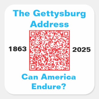 Square Stickers, sheet of six 3 inch stickeSticker スクエアシール