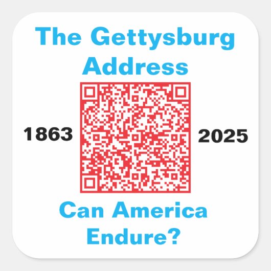 Square Stickers, sheet of six 3 inch stickeSticker スクエアシール (正面)