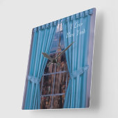 Square Wall Clock用ニューヨーク画像 スクエア壁時計 (傾斜)