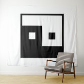 Square Yin Yang タペストリー (インサイチュ(横))