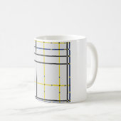 Squared Hatches 1 コーヒーマグカップ (正面右)