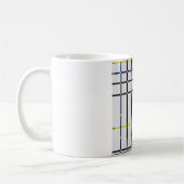 Squared Hatches 1 コーヒーマグカップ (左)