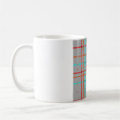 Squared Hatches 1a コーヒーマグカップ (左)