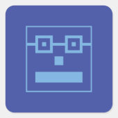 Squarely Sticker スクエアシール (正面)