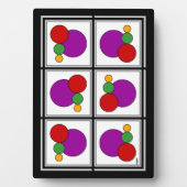 Squares and Circles Abstract フォトプラーク (正面)