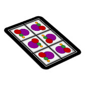 Squares and Circles Abstract マグネット (右側)