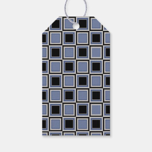 Squares pattern ギフトタグ (正面)