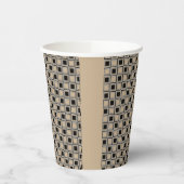 Squares pattern 紙コップ (左)