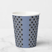 Squares pattern 紙コップ (左)