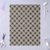 Squares pattern 薄葉紙 (クラフト)