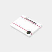Squash ball Post-it®スティッキーメッセージのメモ ポストイット (アングル)