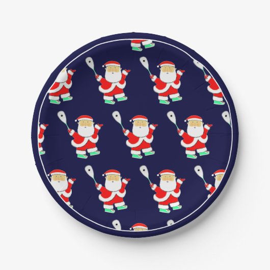 Squash Christmas Party ペーパープレート (正面)