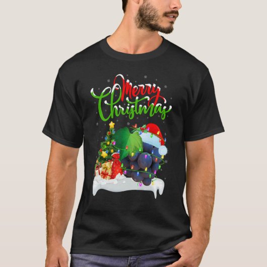 Squash Fruit   Xmas Decorations Santa Squash Chris Tシャツ (正面)