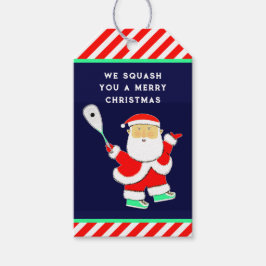 Squash Player Christmas ギフトタグ