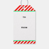 Squash Player Christmas ギフトタグ (裏面)