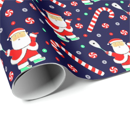 Squash Player Sports Gift ラッピングペーパー (ロールコーナー)