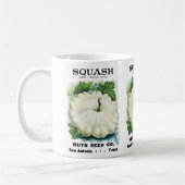 Squash Seedパケットラベル コーヒーマグカップ (左)