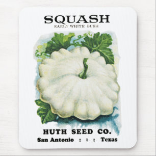 Squash Seedパケットラベル マウスパッド