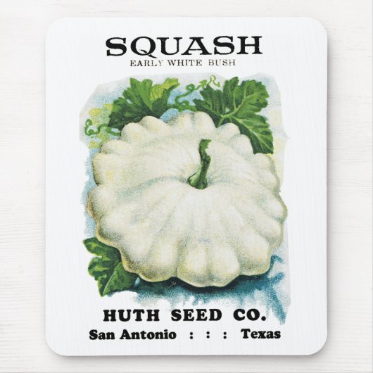 Squash Seedパケットラベル マウスパッド (正面)