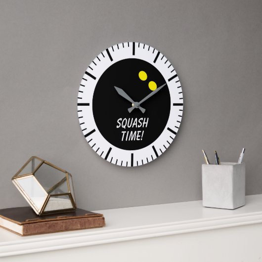 Squash sports club custom large wall clock ラージ壁時計 (オフィス)