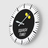 Squash sports club custom large wall clock ラージ壁時計 (傾斜)