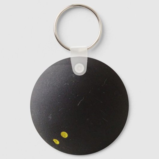 Squashball Keychain IDラベルお名前と番号 キーホルダー (裏面)