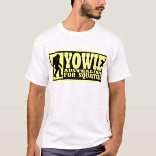 SQUATCHのためのYOWIEのオーストラリア人-ビッグフット Tシャツ