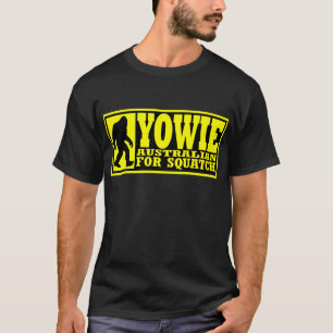 SQUATCHのためのYOWIEのオーストラリア人-ビッグフット Tシャツ