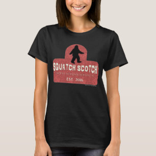 Squatchのスコットランドの赤いラベル Tシャツ