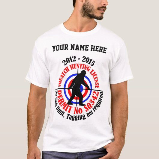 squatchの狩りの割り当て tシャツ (正面)