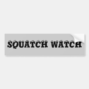 Squatchの腕時計の眼球 バンパーステッカー