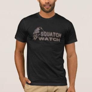 Squatchの腕時計-クールなサスカッチの顔 Tシャツ