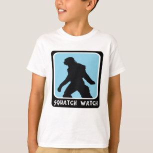 Squatchの腕時計-サスカッチのビッグフットのハンター Tシャツ