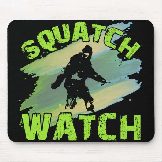 Squatchの腕時計 マウスパッド (正面)