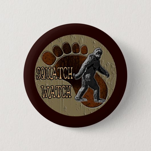 Squatchの腕時計 缶バッジ (正面)