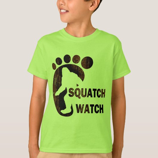 Squatchの腕時計 Tシャツ (正面)