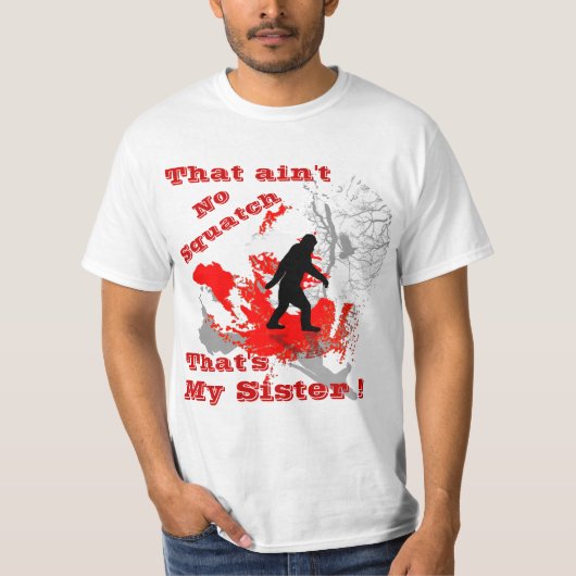 Squatchはありません Tシャツ (正面)