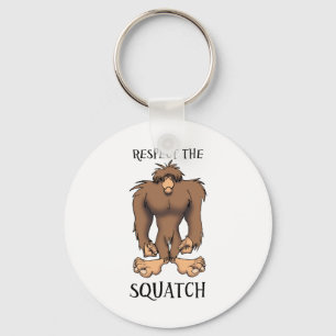 SQUATCHを尊重して下さい キーホルダー