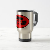 SQUATCHを尊重して下さい! ボボのプロのように見えて下さい トラベルマグ (正面右)