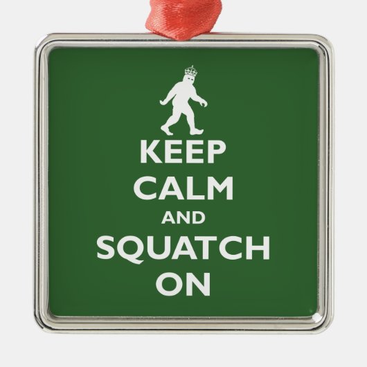 Squatch メタルオーナメント (正面)