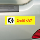 squatch.png、Squatch! バンパーステッカー (車上)