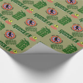 Squatchinおよび狩りの行った割り当て ラッピングペーパー (角)