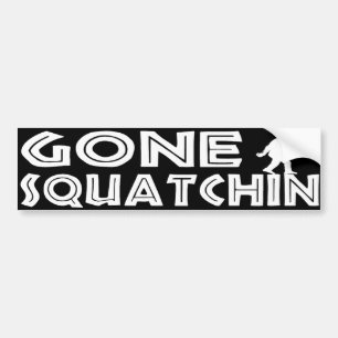 Squatchinの行ったバンパーステッカー バンパーステッカー
