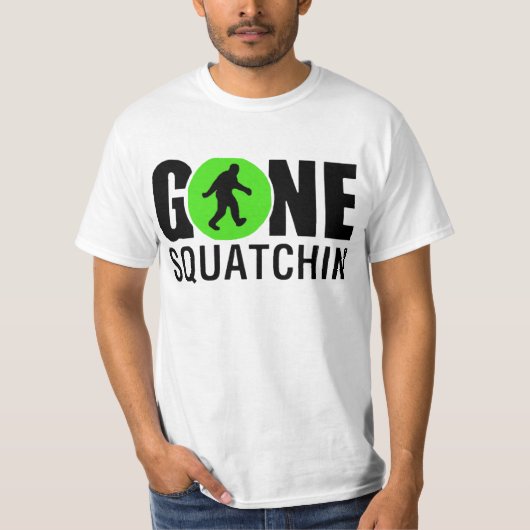 Squatchinの行ったワイシャツ-新版 Tシャツ (正面)